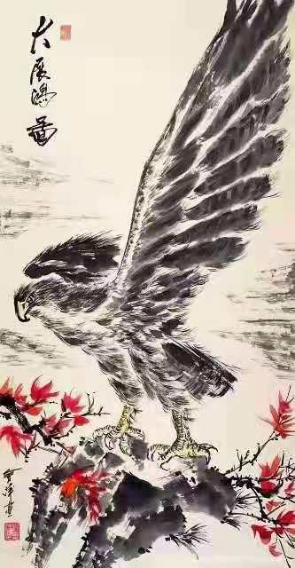 《大展鸿图》 240cmx98cm 2021年3月.jpg 《大展鸿图》 240cmx98cm 2021年3月.jpg