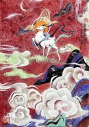 著名画家侯果山作品《五色鹿》被人民大会堂收藏