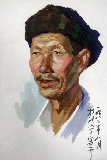 著名画家赵竟城上世纪八十年代水粉人物写生作品欣赏